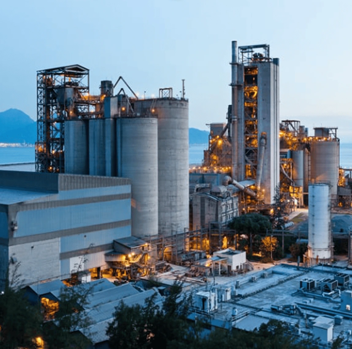 Usine de pétrole